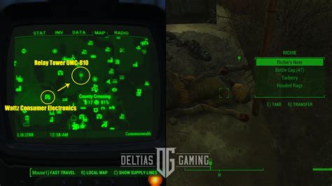 fallout 4 speak of the devil|fallout 4 relay tower map.
